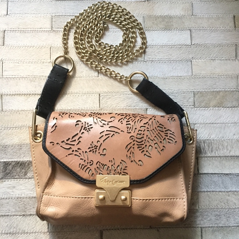 Foley and Corrina Laser Cut Floral Crossbody
